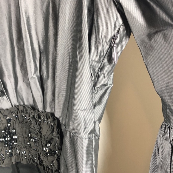 BCBG MaxAzria dress gray and black waist - Picture 7 of 11